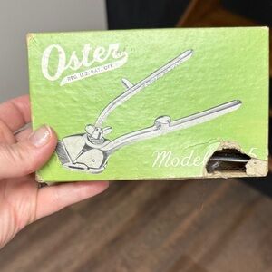 Oster Green Vintage Model 5 Clipper and original box